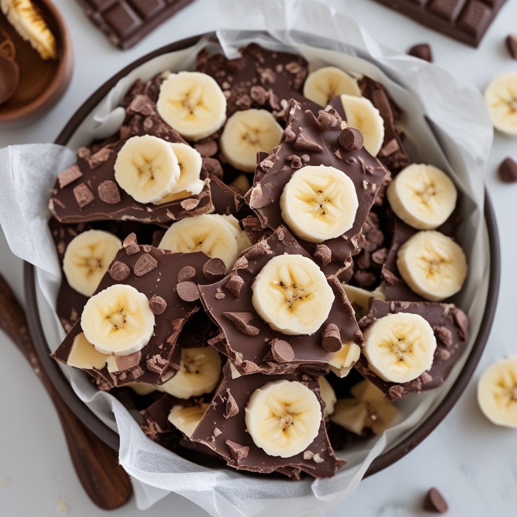 Viral Chocolate Banana Bark