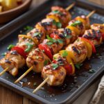 Honey Chipotle Grilled Chicken Skewers