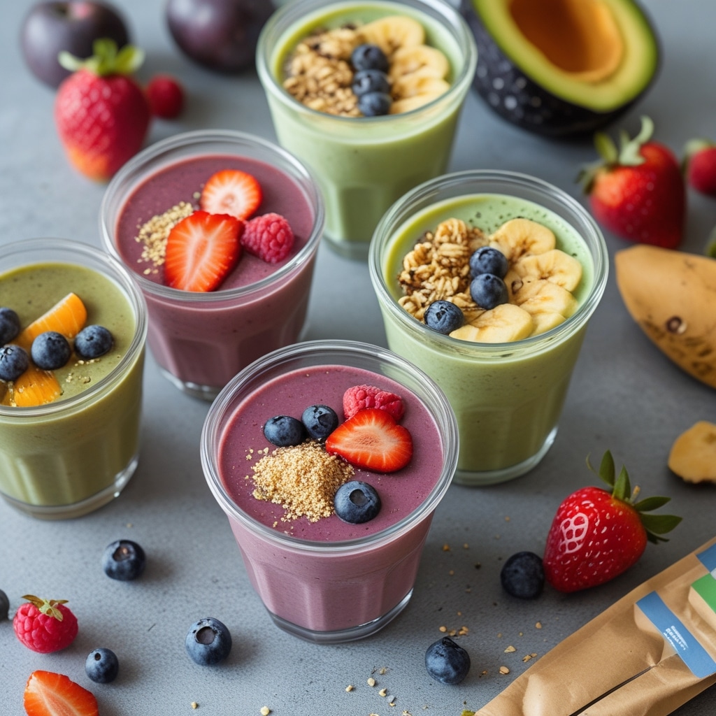 Healthy Smoothie Packs for Quick Breakfasts On-The-Go