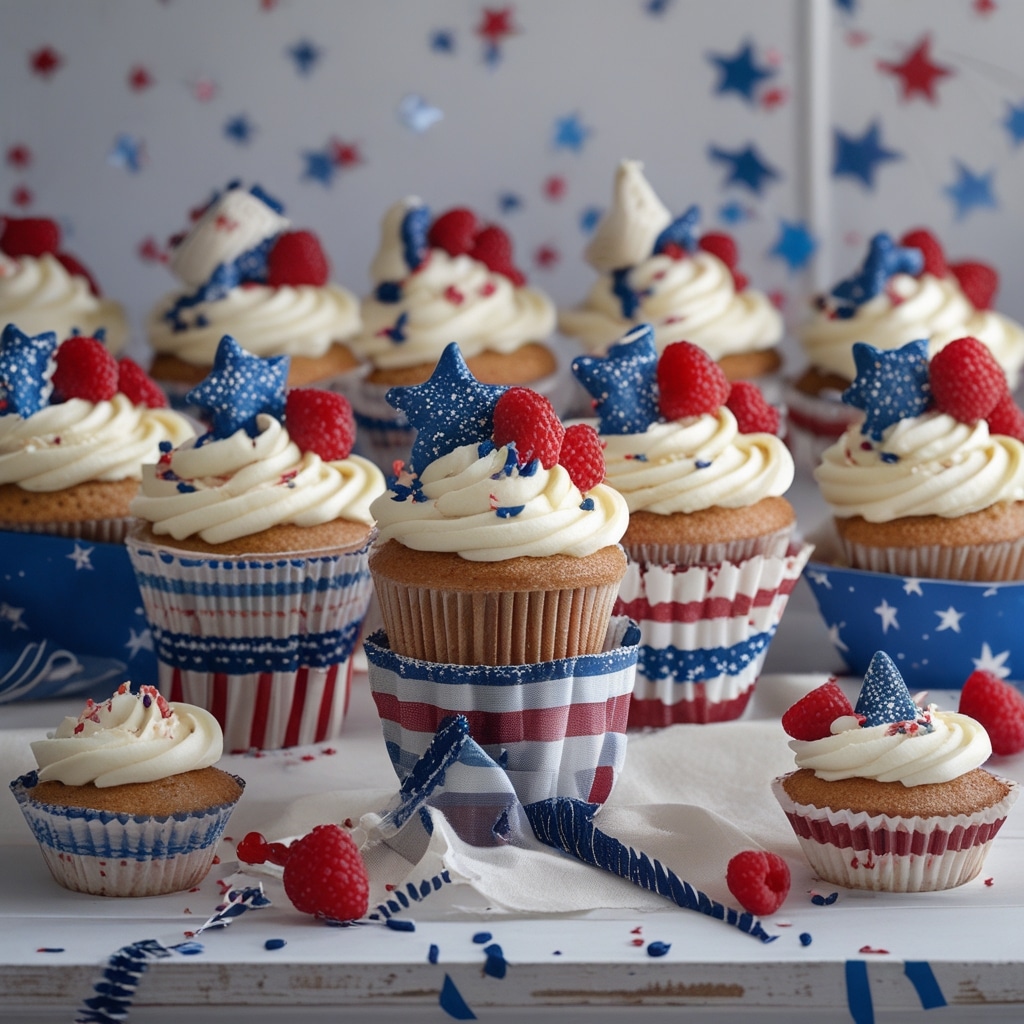Cupcakes to the celebratory Fourth of July
