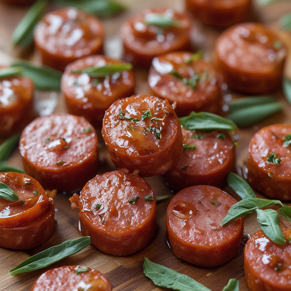 BBQ Sausage is an easy appetizer idea