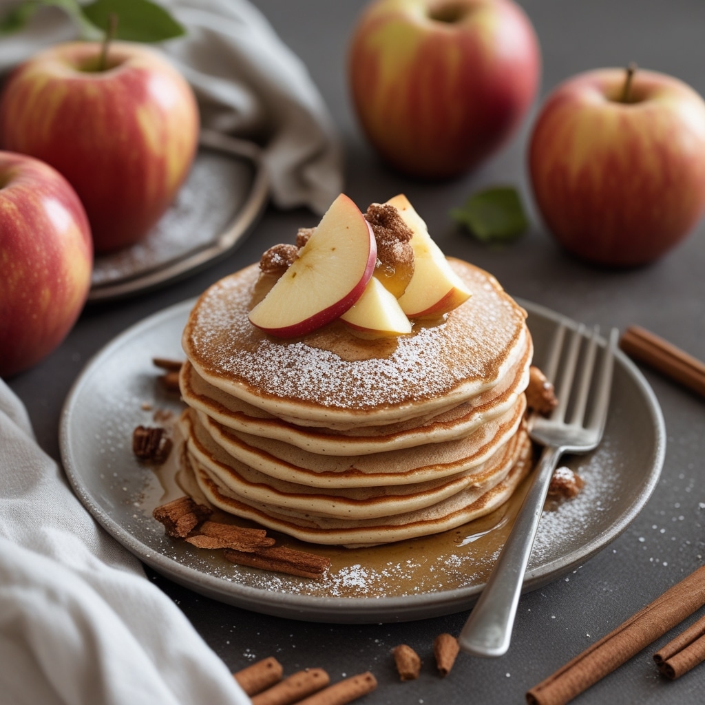 Easy Breakfast: Apple Cinnamon Pancakes Ready in 20 Minutes