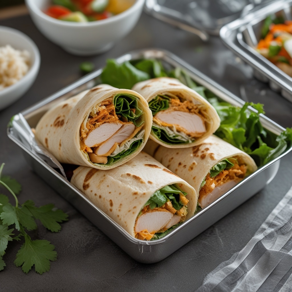 Chicken Wrap Lunch Box