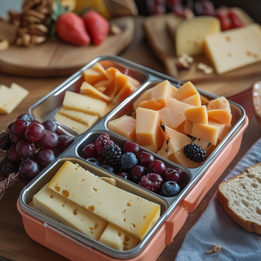 Cheese & Fruit Lunch Box