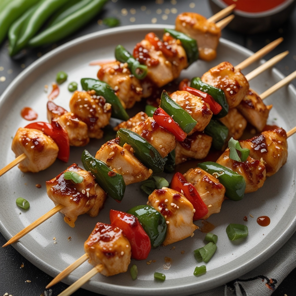 Bang Bang Chicken Skewers Recipe