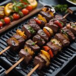 Grilled Steak Kabobs Grilled Garnish & Glaze