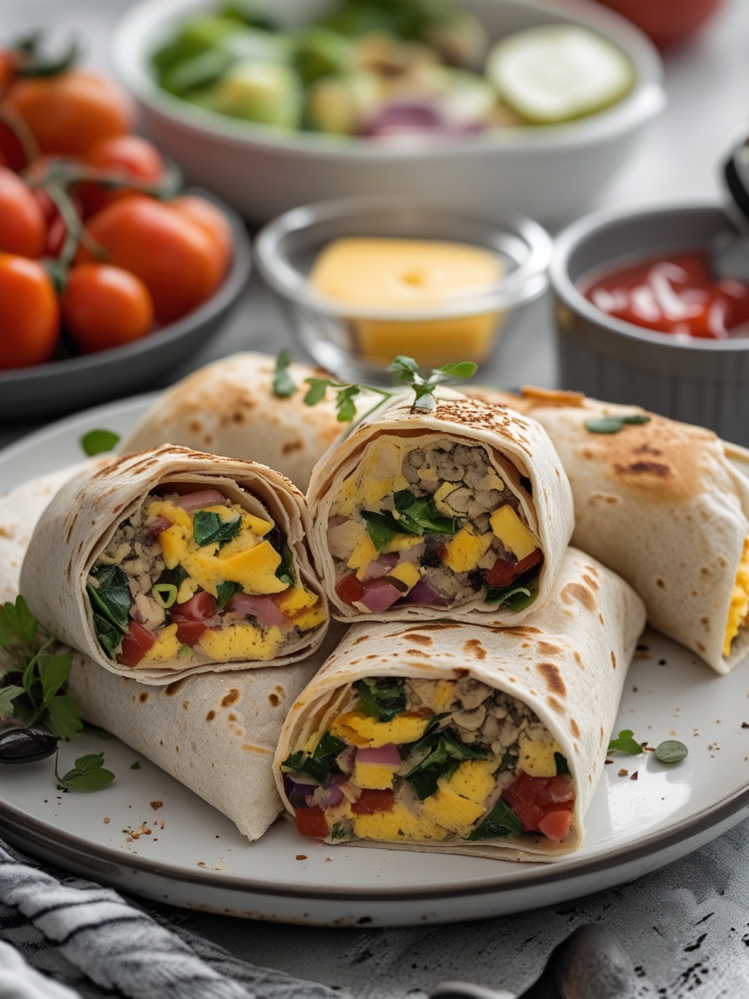 Beginner Friendly Meal Prep Breakfast Burritos
