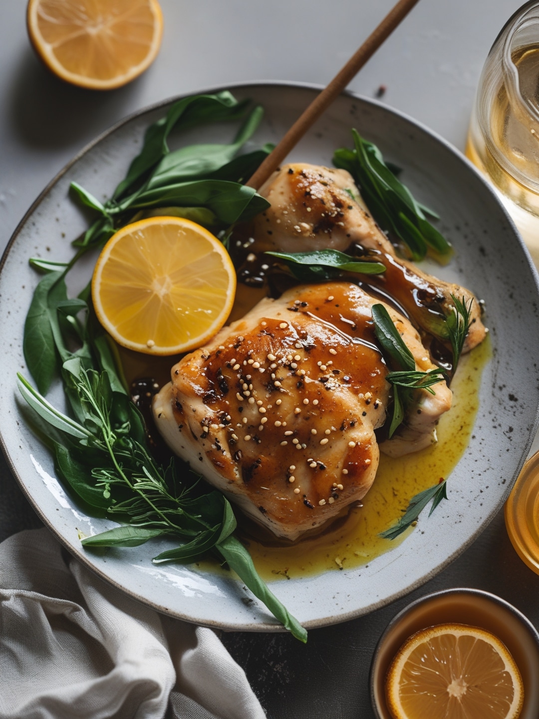 Five Ingredient Honey Mustard Chicken