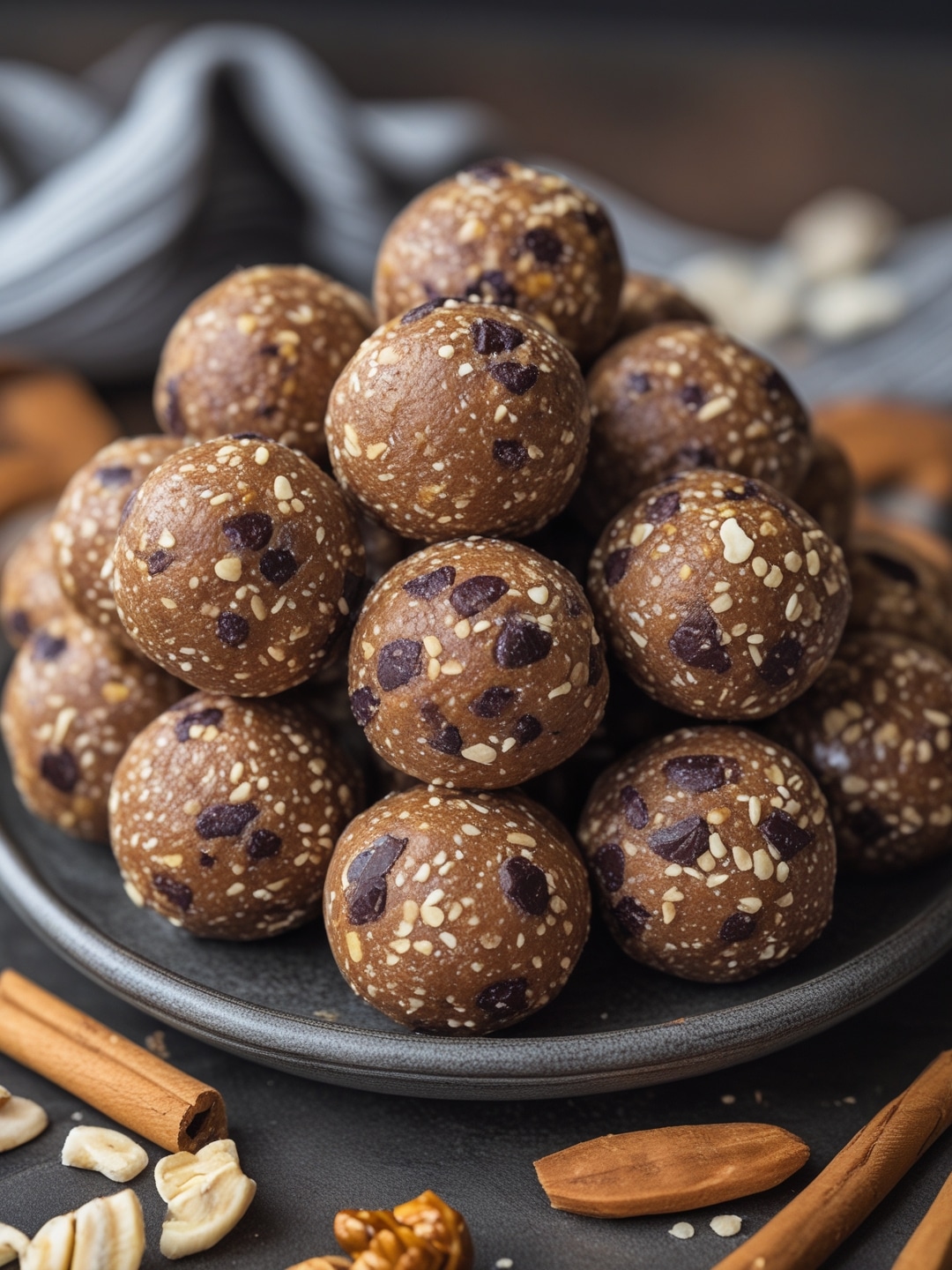 No Bake High Protein Energy Bites