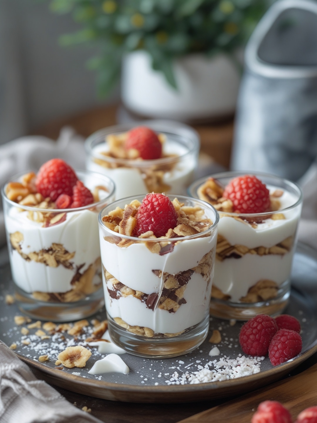 Easy Greek Yogurt Parfait Cups