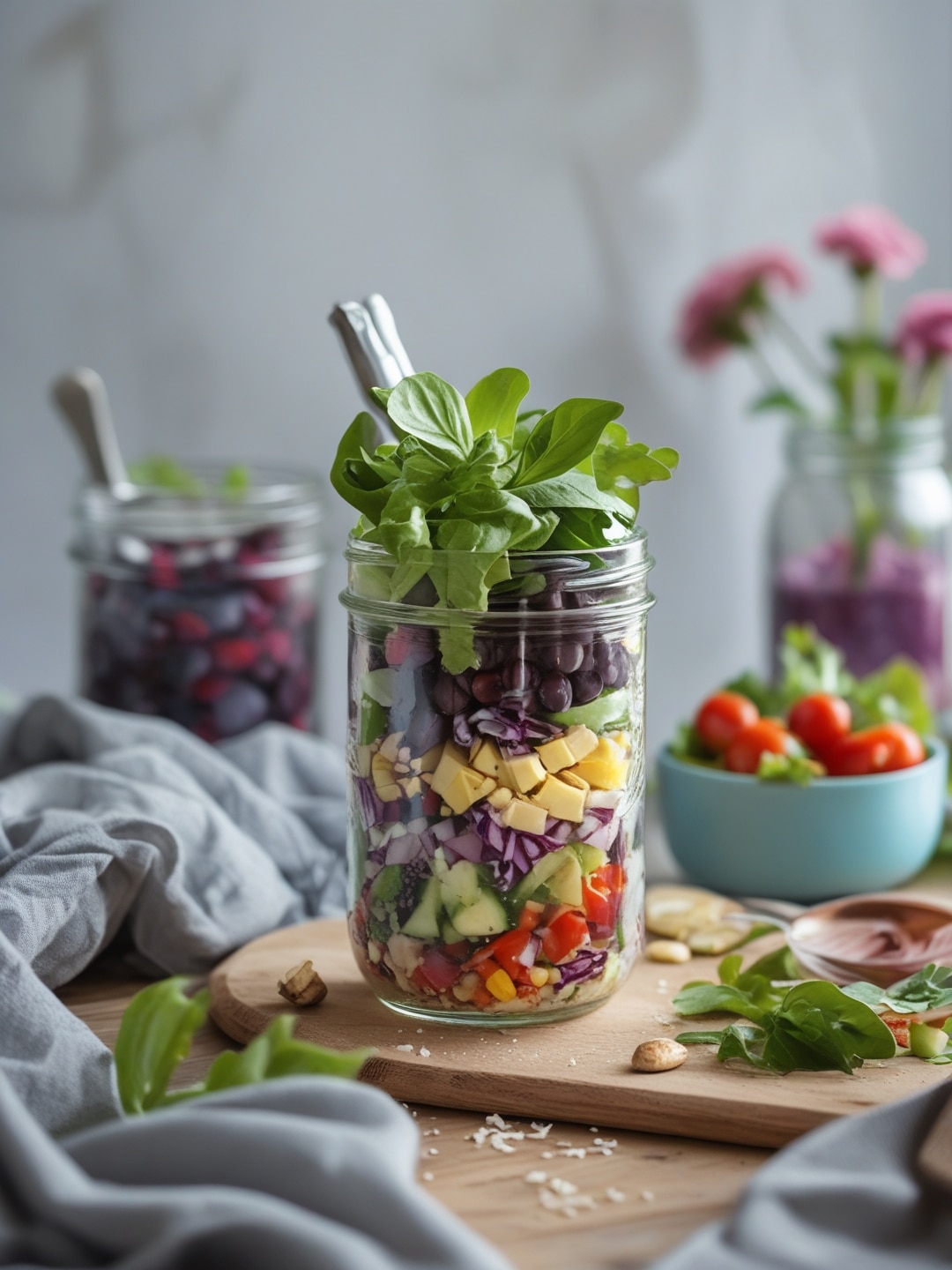 Beginner Mason Jar Salad Recipes