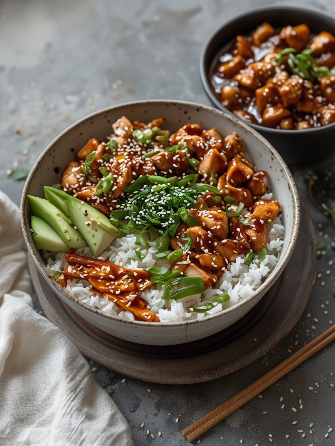 Healthy Teriyaki Chicken Rice Bowls