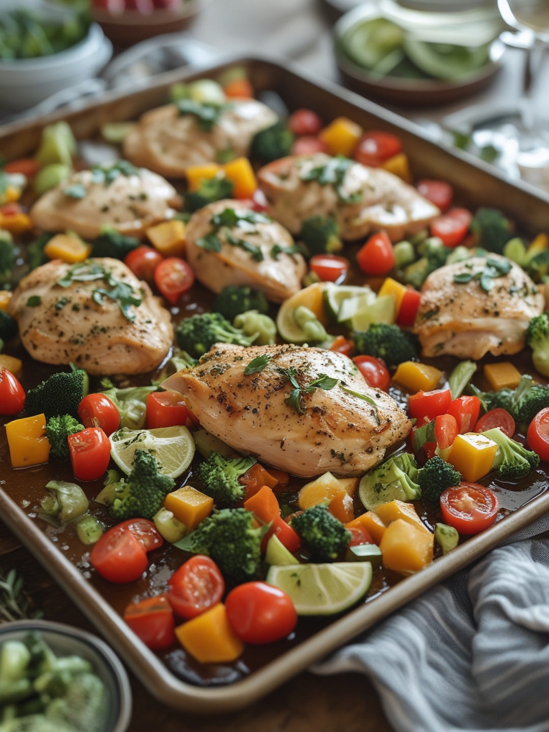 Easy Sheet Pan Chicken and Veggies