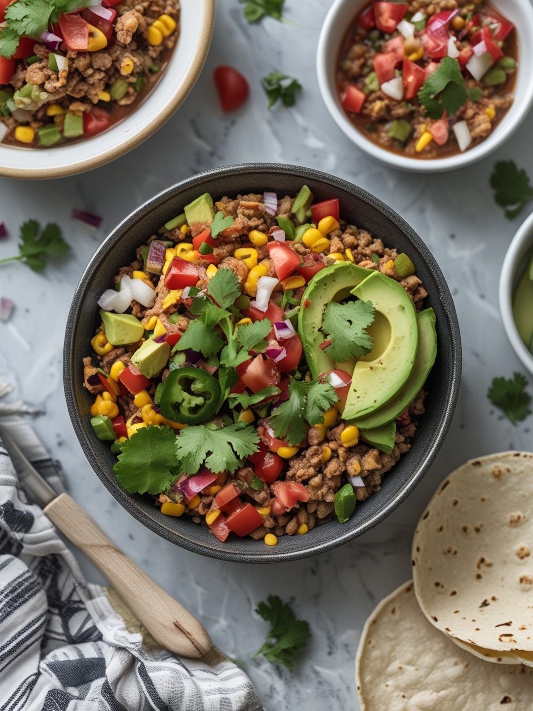 Healthy Lunchbox Taco Bowls