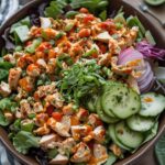 Easy Buffalo Chicken Salad Bowls