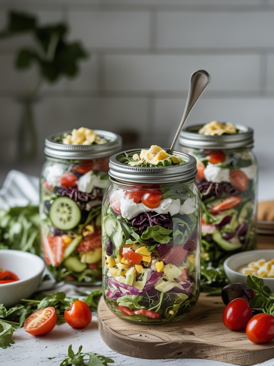 Beginner Mason Jar Salad Recipes