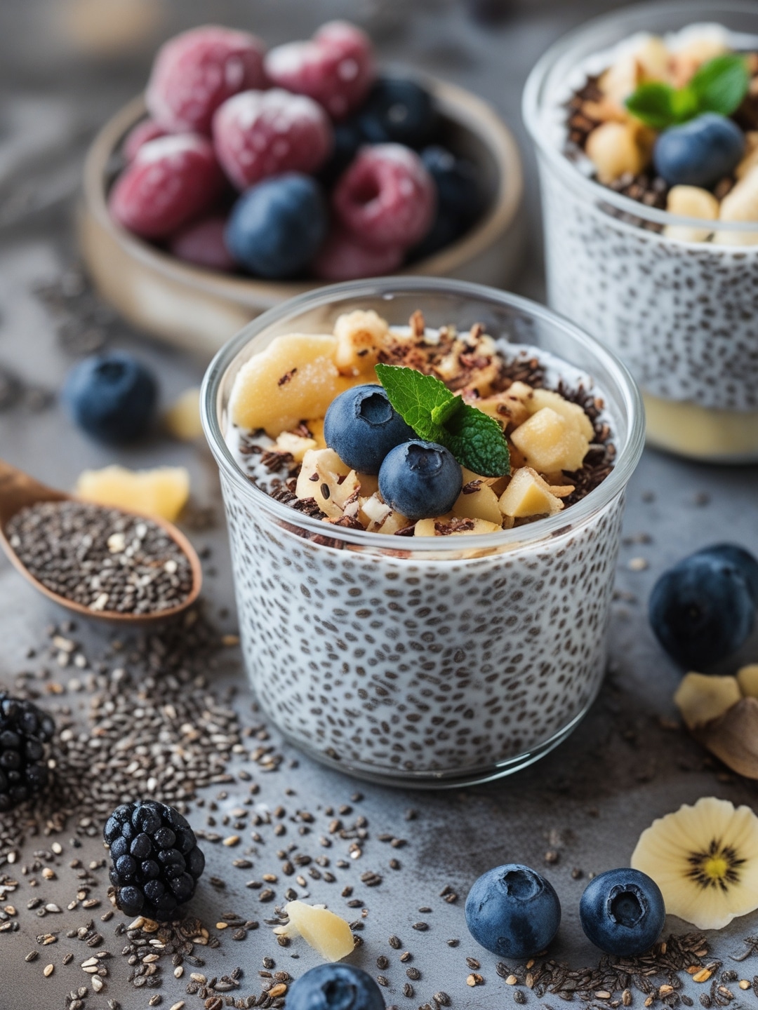 Beginner Friendly Chia Seed Pudding Pots