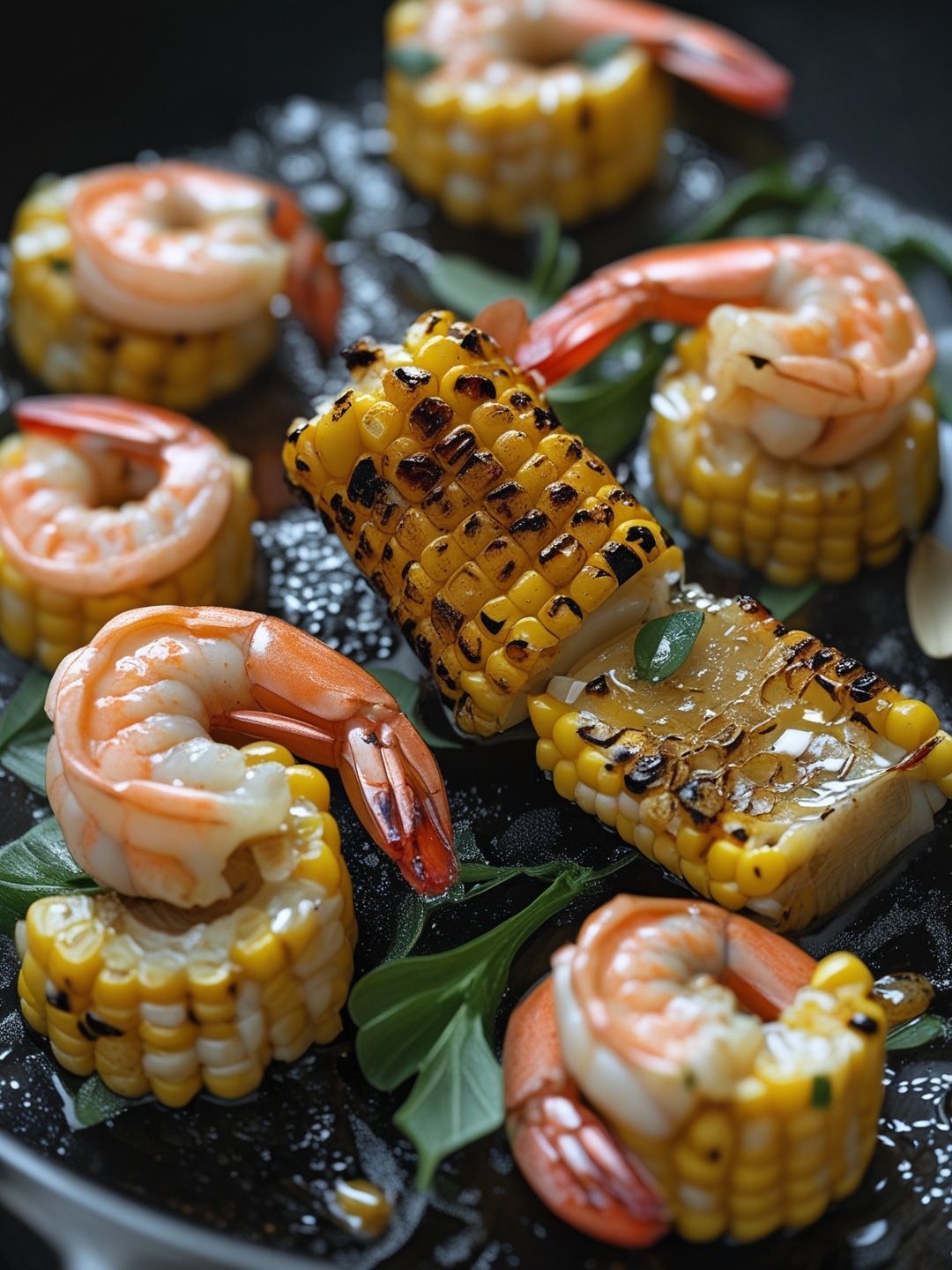 Grilled Garlic Butter Shrimp and Corn