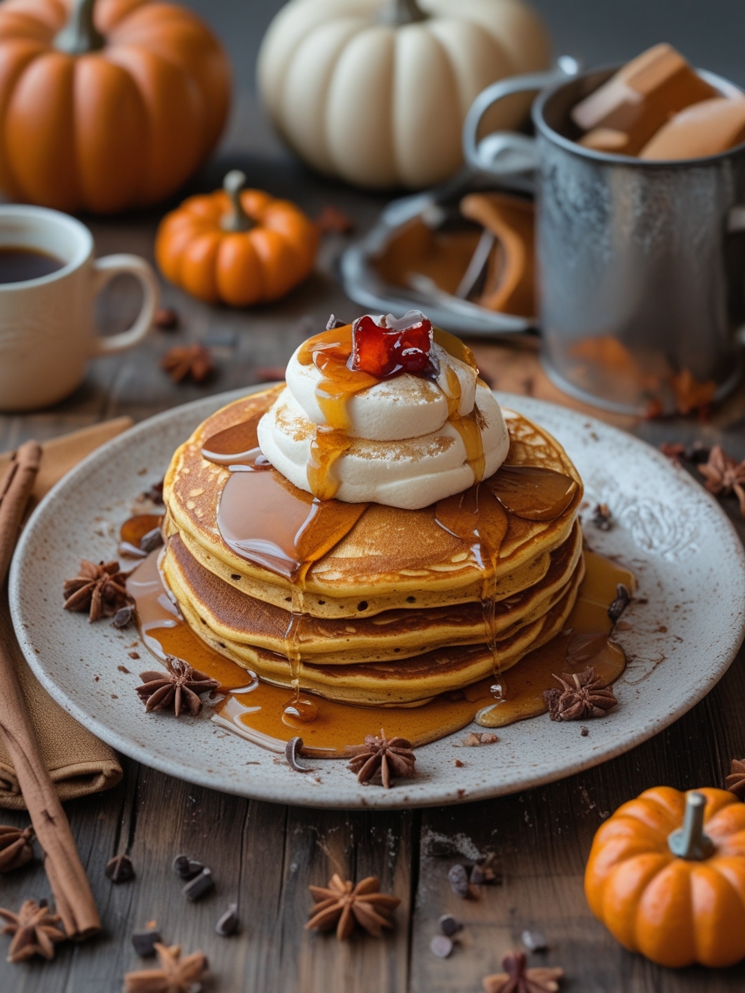 Pumpkin Spice Pancakes for Autumn Vibes