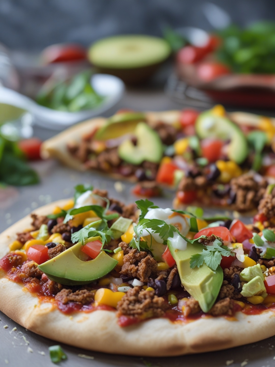 Tex-Mex Taco Pizza