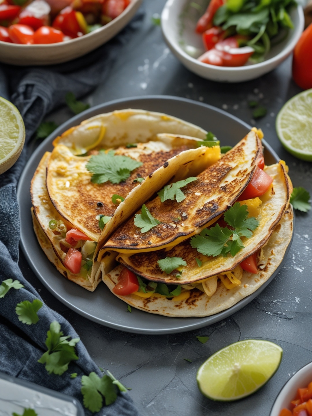Tex-Mex Grilled Cheese Tacos