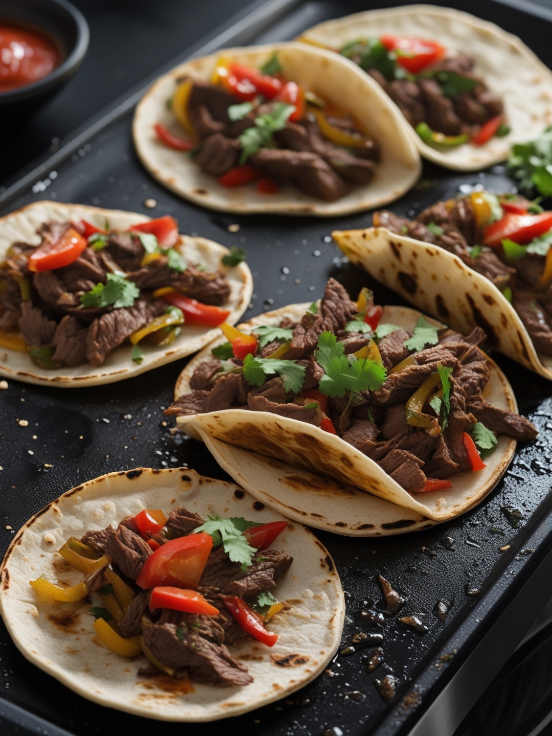 Sizzling Beef Fajitas Tacos