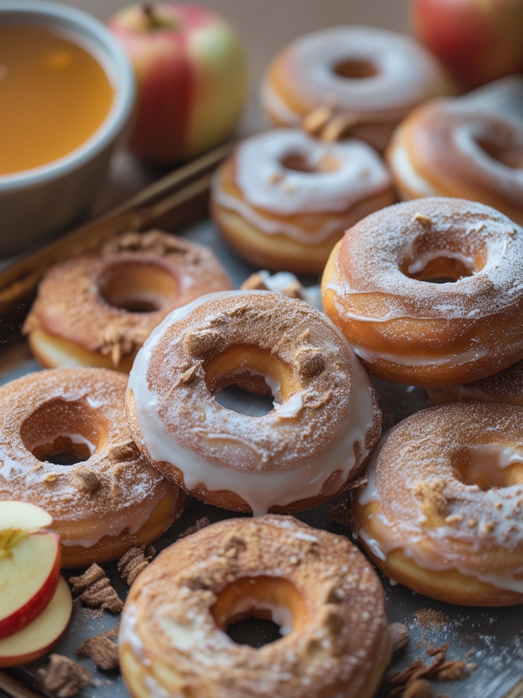 Baked Apple Cider Doughnuts