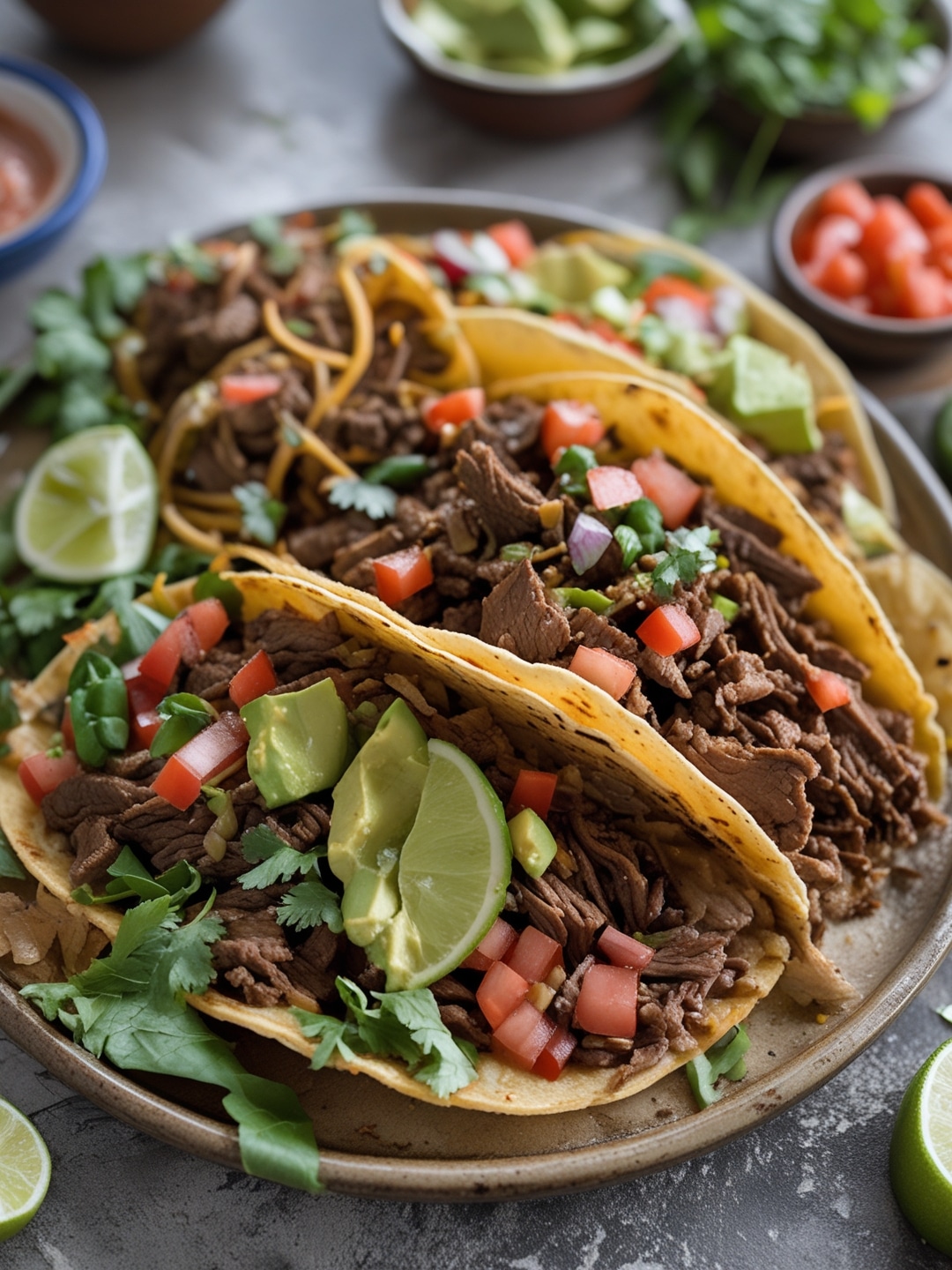 Ultimate Beef Taco Fiesta Platter
