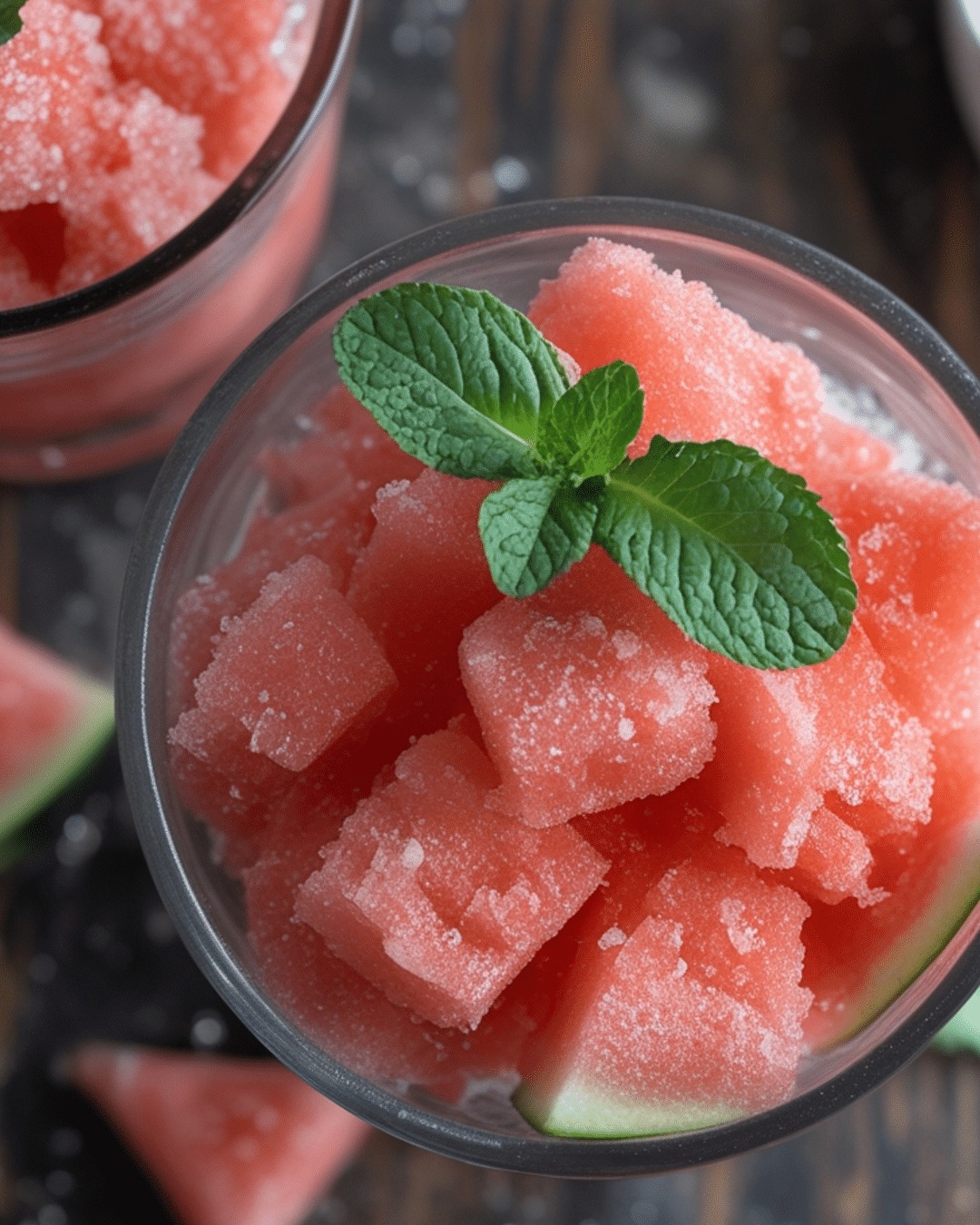 Minted Watermelon Granita