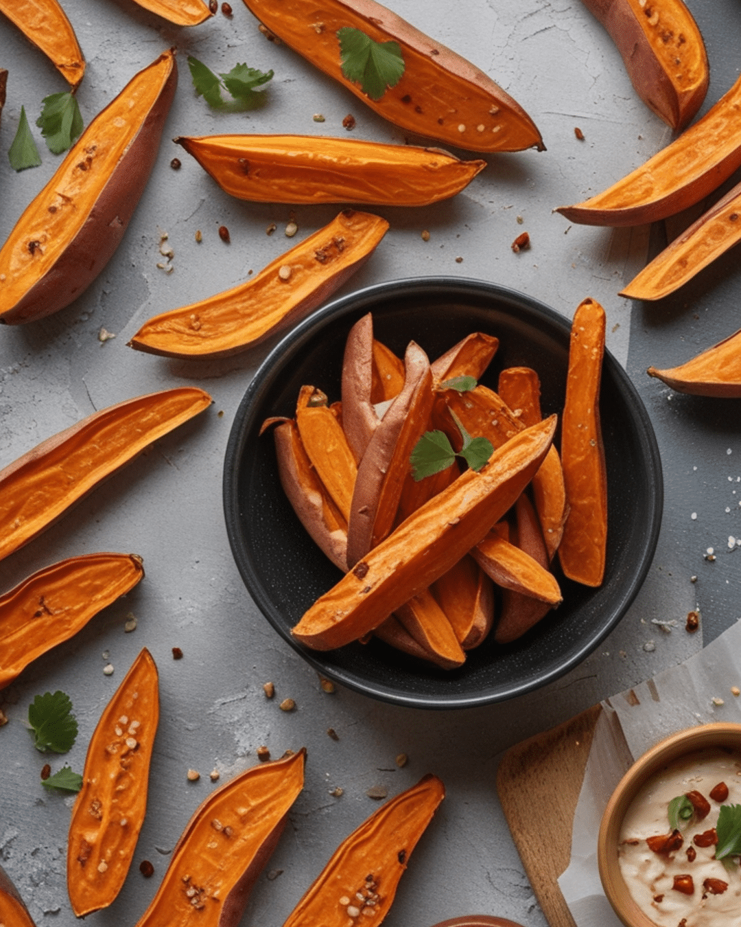 Oven-Baked Sweet Potato Fries for Snacks