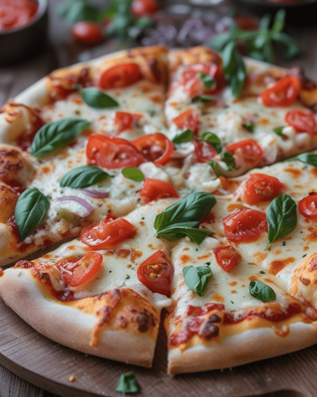 Loaded Four Cheese Pizza for Ultimate Indulgence