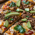 Cheesy Taco Pizza: A Delightful Fusion