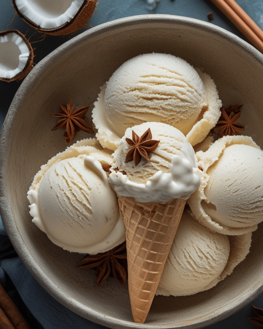 Coconut Chai Ice Cream for a Unique Experience