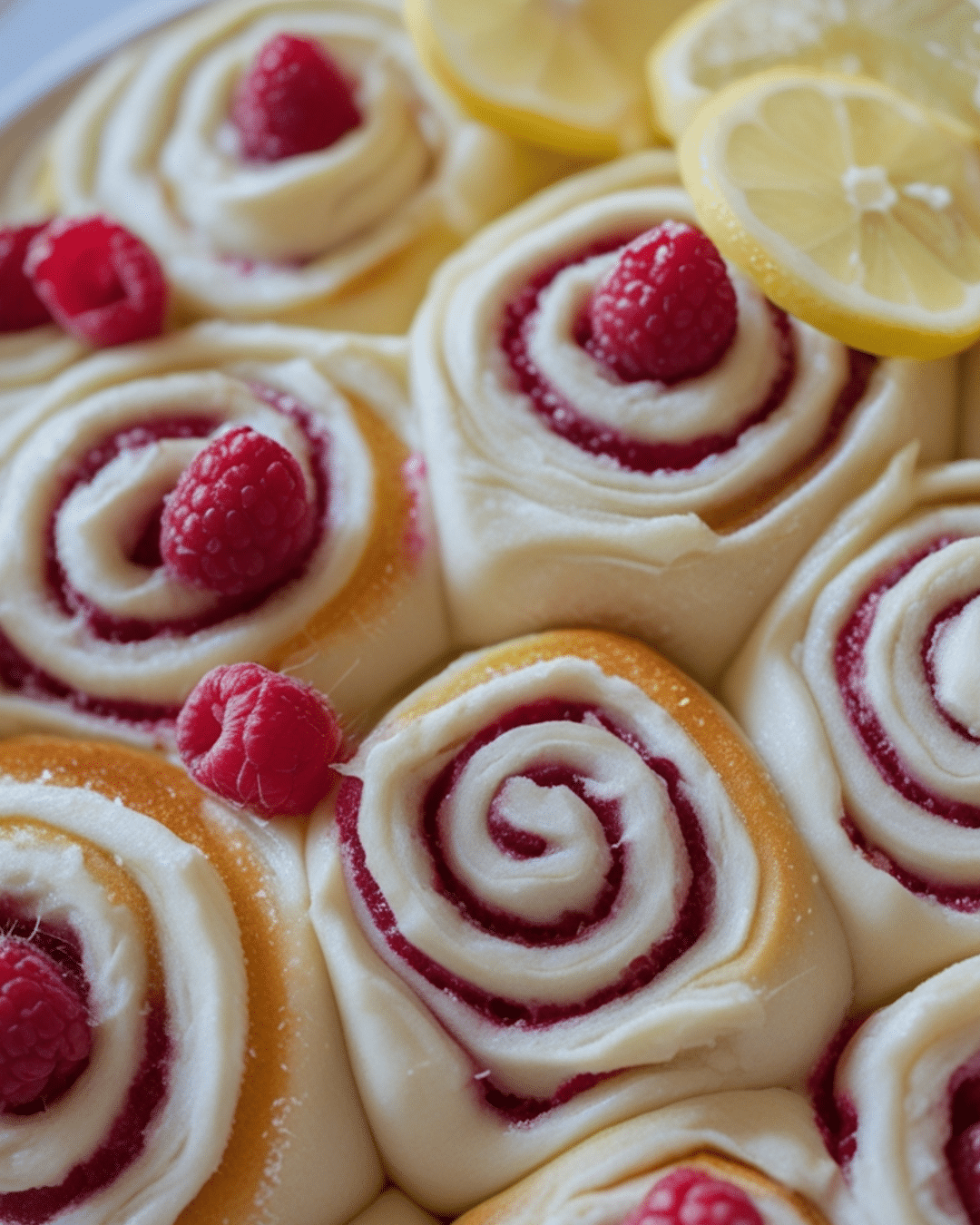 Raspberry Lemonade Sweet Rolls Recipe