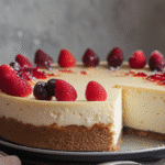 Classic New York Style Cheesecake with a Graham Cracker Crust