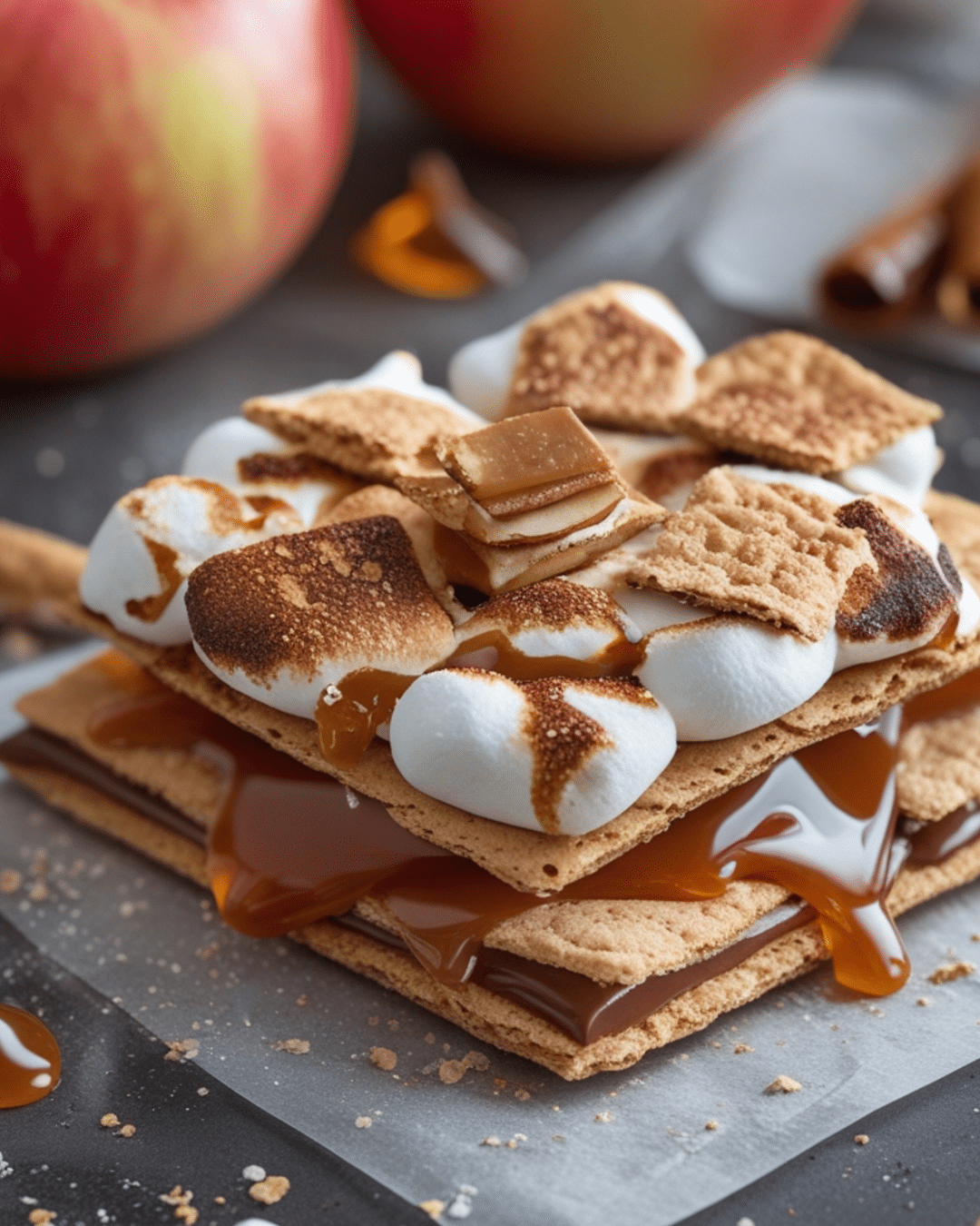 Caramel Apple S'mores: Fall Flavor Fusion