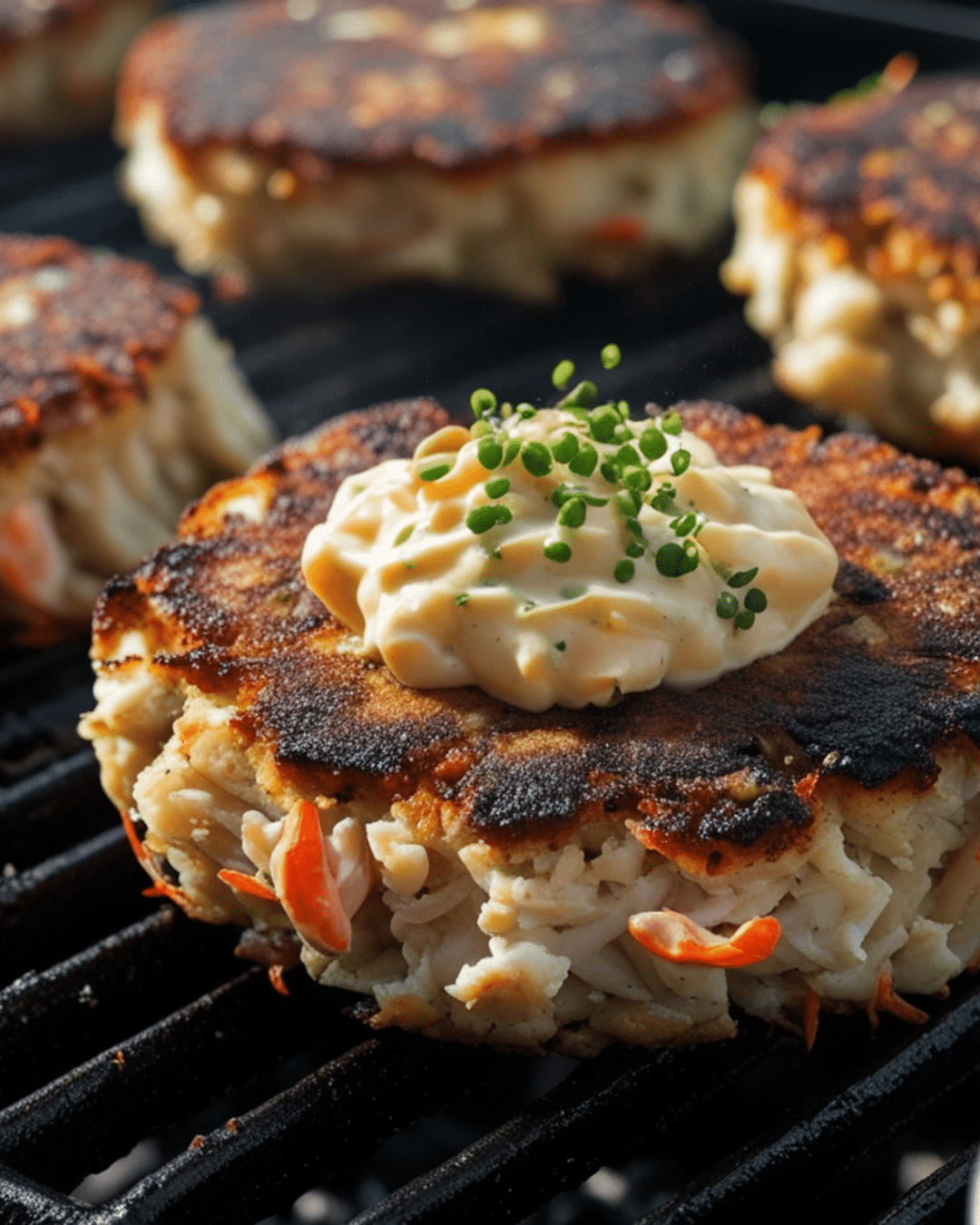 Crab Cakes on the Grill with Remoulade