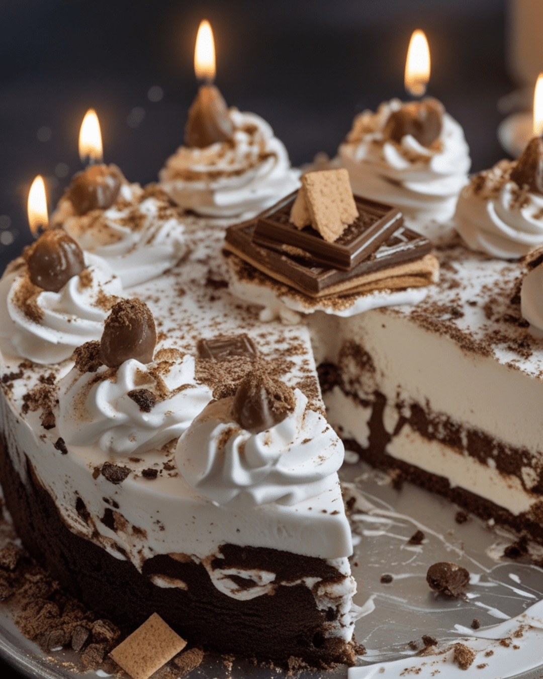 S'mores Ice Cream Cake: Cool and Creamy