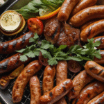 BBQ Mixed Grill Platter: Sausages and More