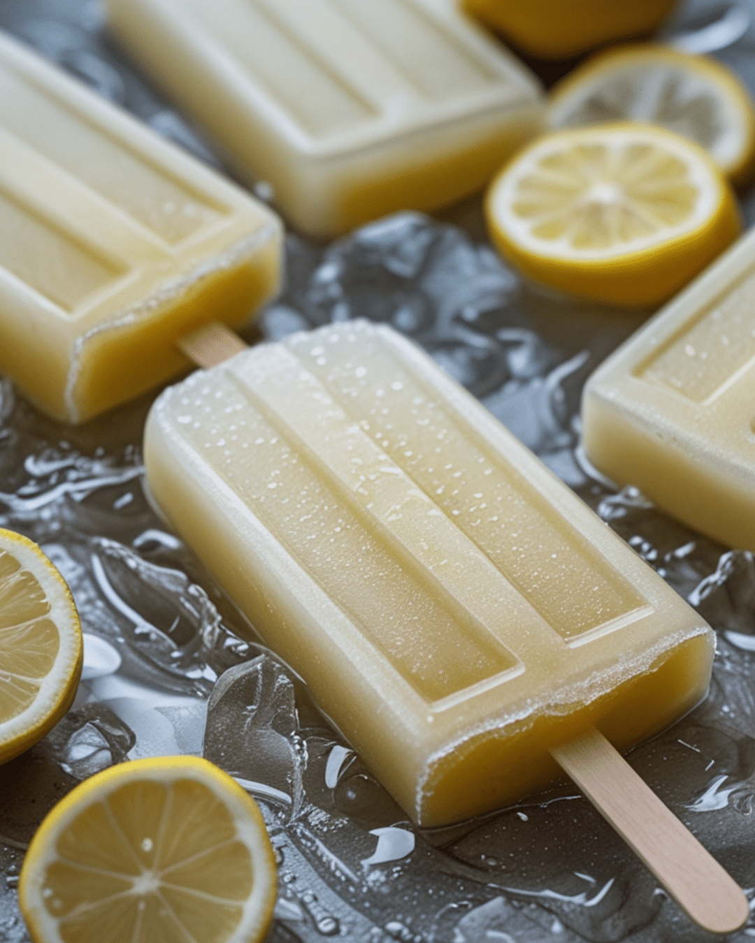 Lemonade Popsicles for Hot Summer Days