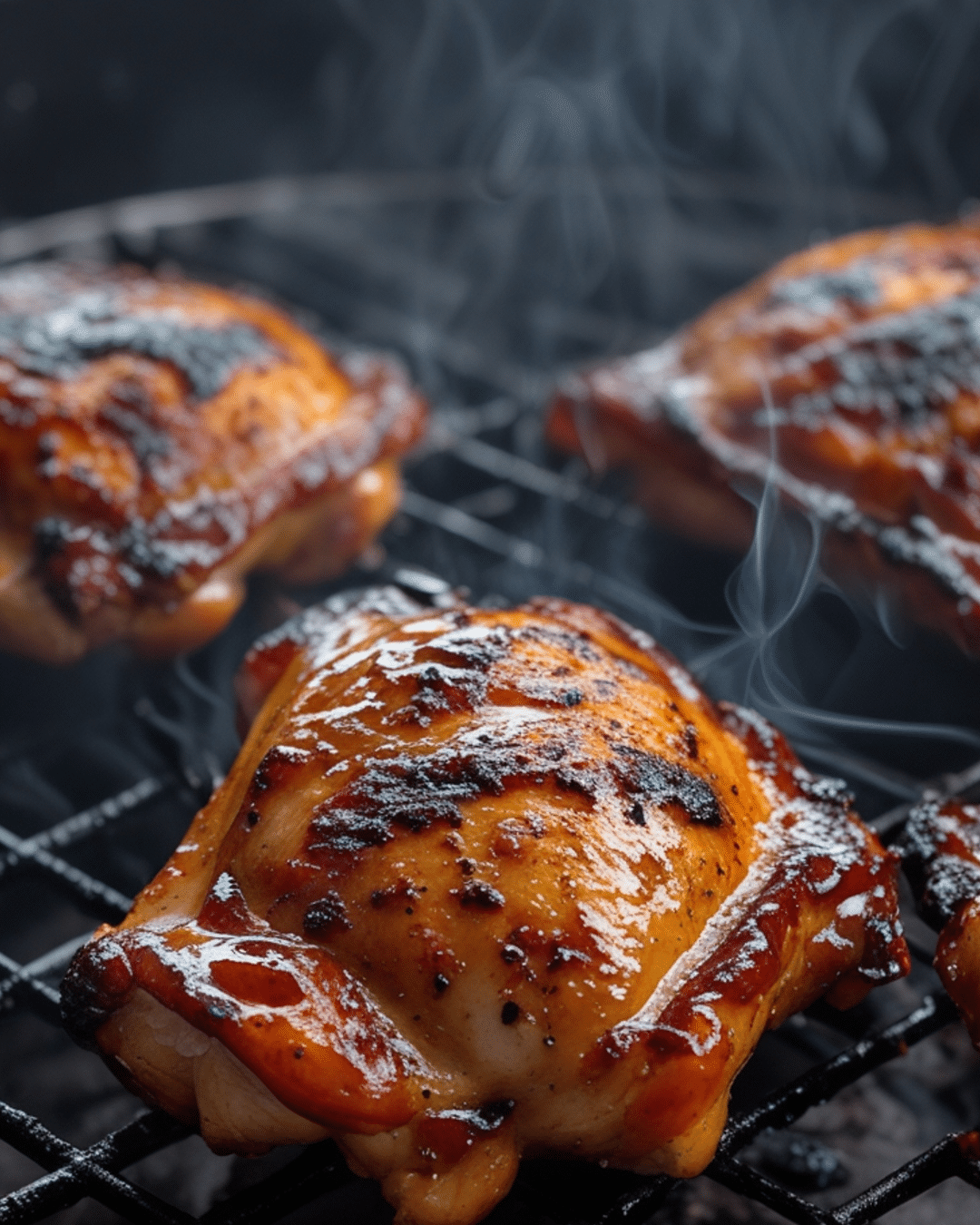 Smoky BBQ Chicken Thighs for the Grill