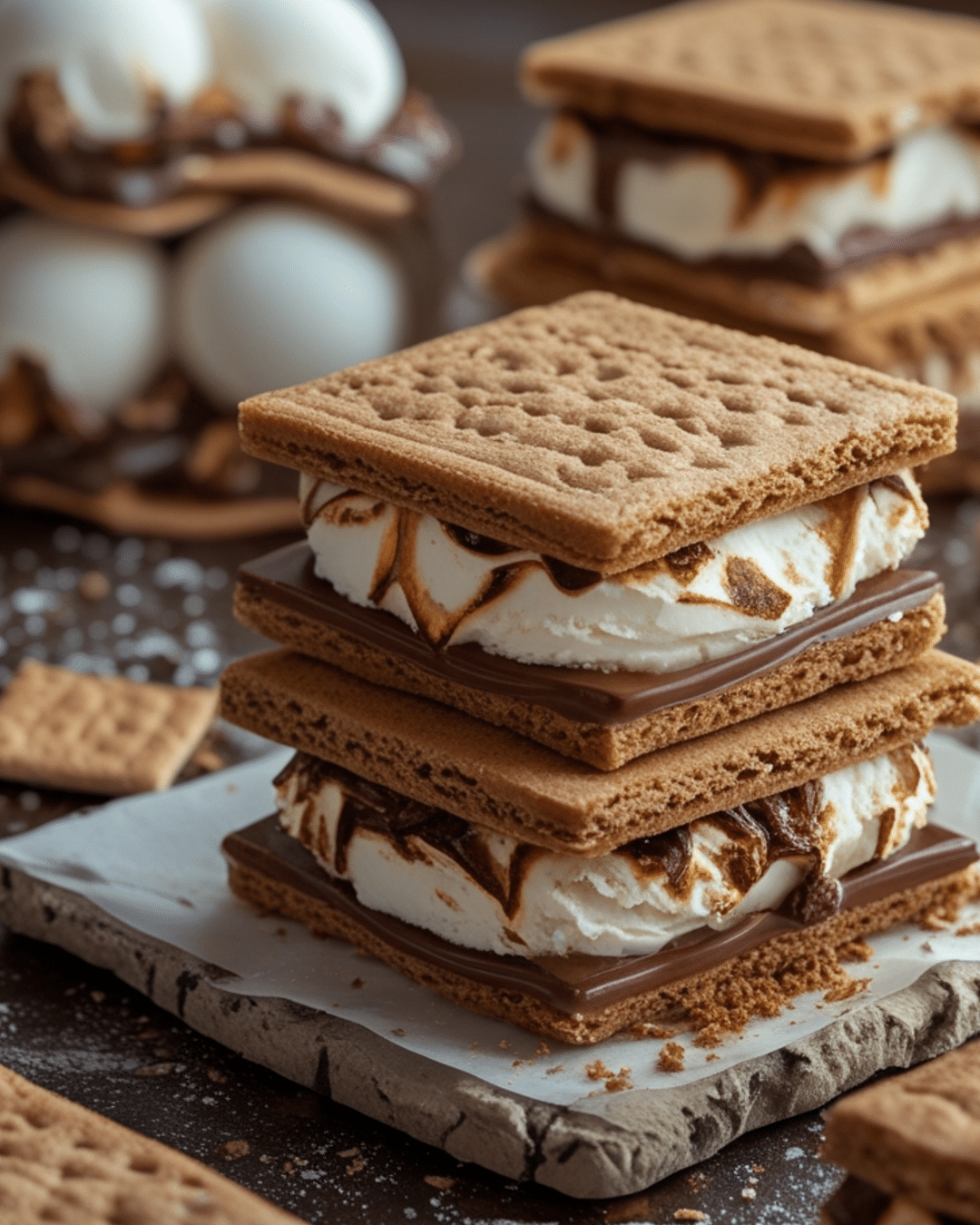S’mores Ice Cream Sandwiches Perfect for Picnics