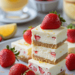Strawberry Lemonade Cheesecake Bites