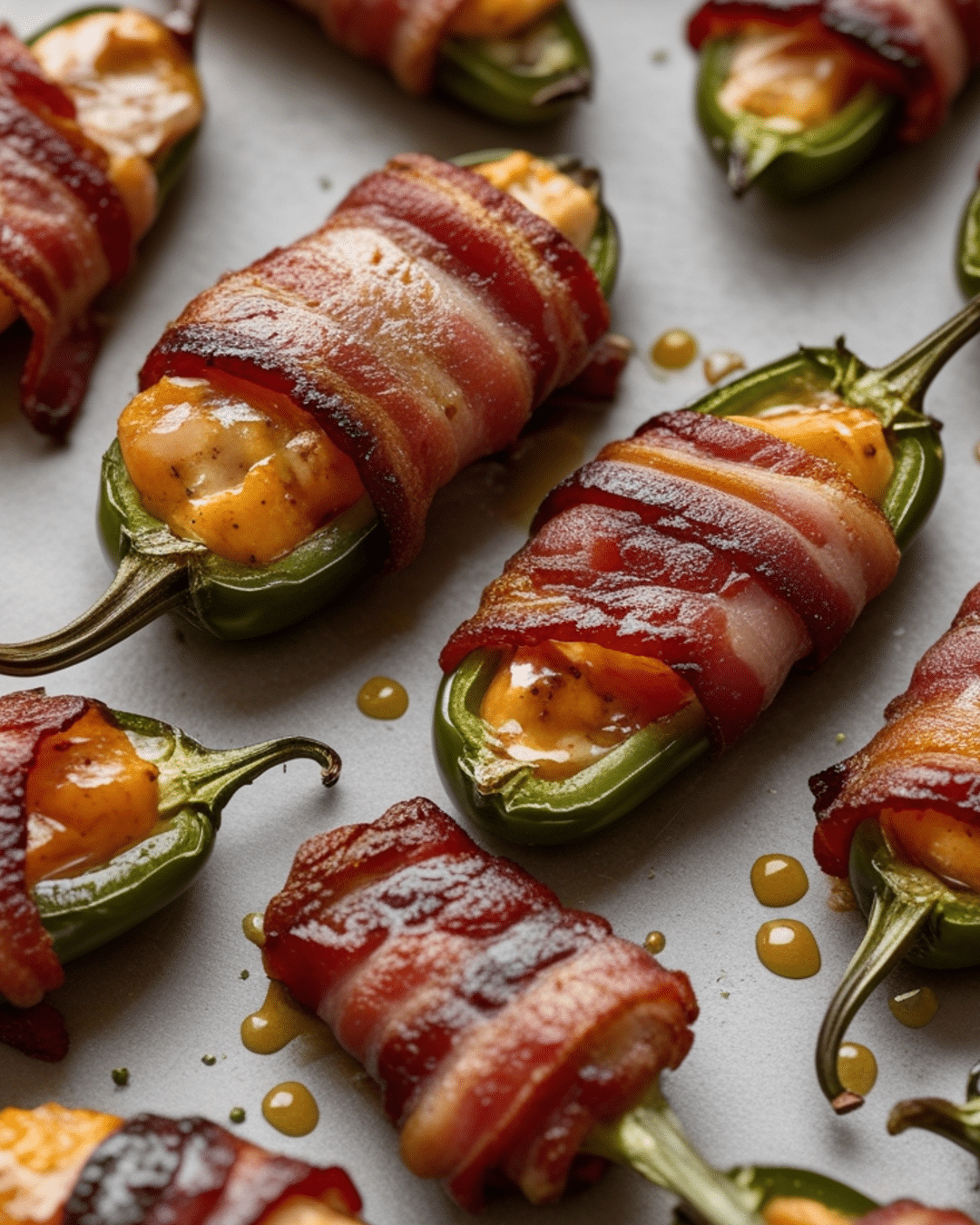 BBQ Bacon-Wrapped Jalapeño Poppers