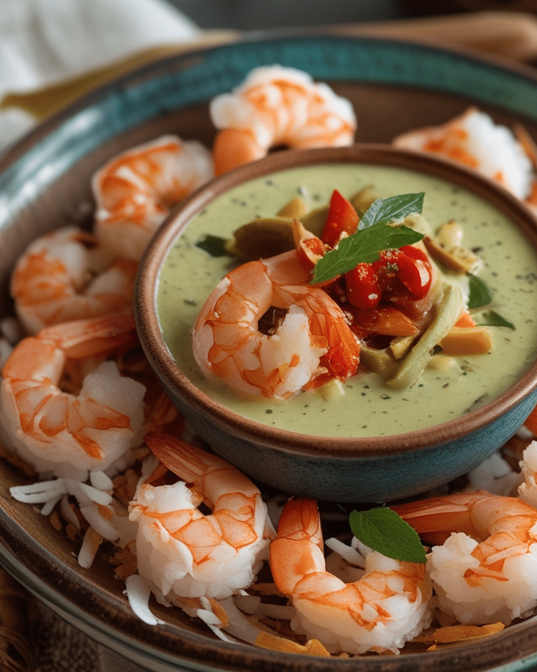 Tropical Coconut Shrimp with Spicy Dip