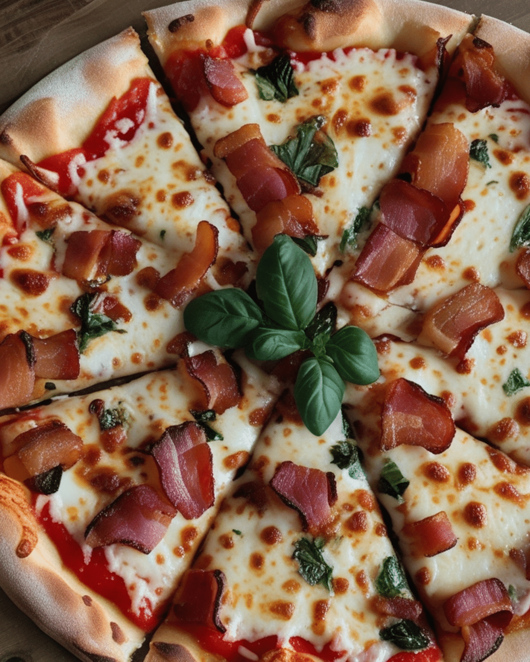 Savory Cheese and Bacon Pizza for a Decadent Treat