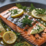 Tantalizing Herb Butter Grilled Salmon