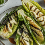 Grilled Romaine Salad with Caesar Dressing