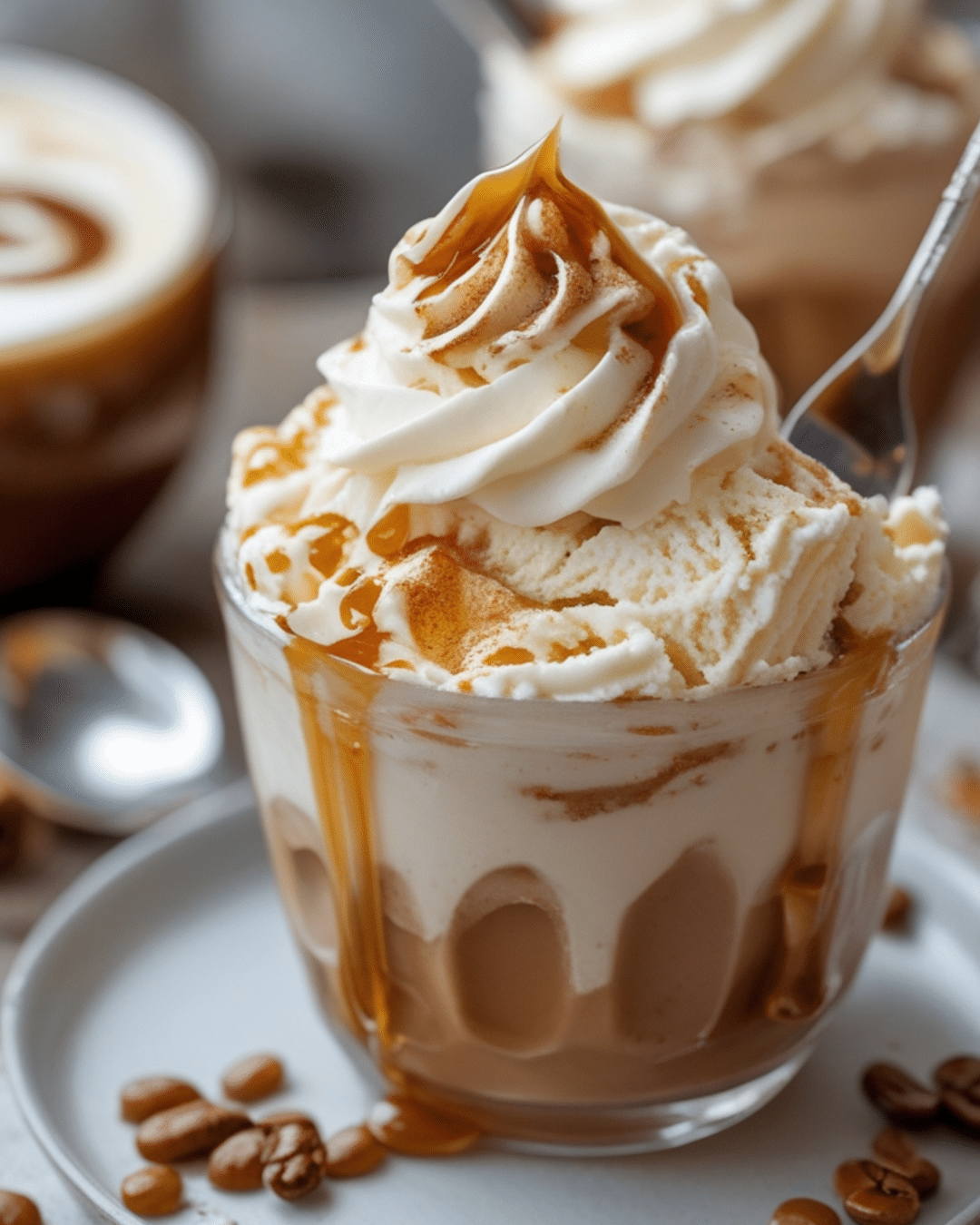 Caramel Macchiato Ice Cream for Coffee Indulgence