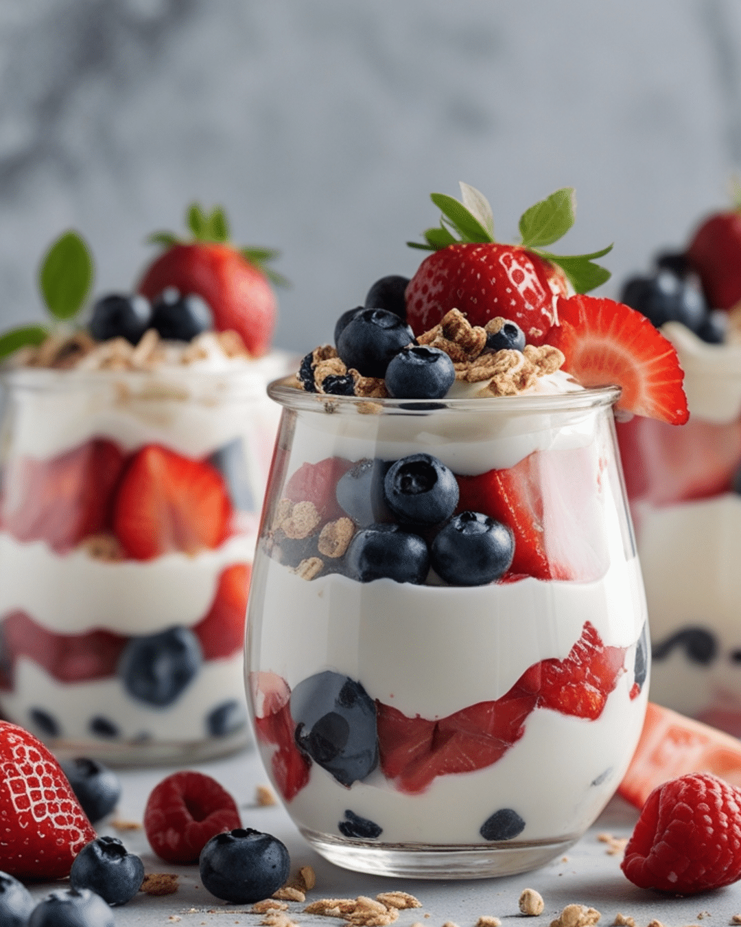Fruit and Yogurt Parfaits to Start the Day
